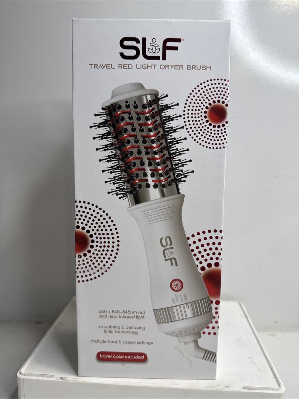 SLF Red Light Therapy Travel Dryer Hair Brush